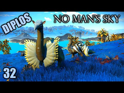 No Man's Sky 2023 Ep #32 - Beautiful Blue Paradise Planet of Amazing Diplos | Echoes Update