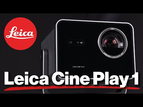 News from Leica! The Leica Cine Play 1 is a compact mini laser projector for indoor and outdoor use