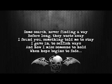 Avenged Sevenfold - Dear God [Lyrics on screen] [Full HD]