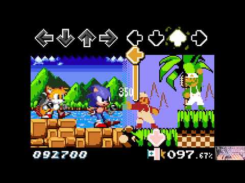 FNF Super Mario Bros. Funk Mix DX Sonic - Cross Console Clash (FC) (4k)