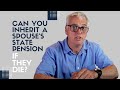 can you inherit a spouse s state pension if they die