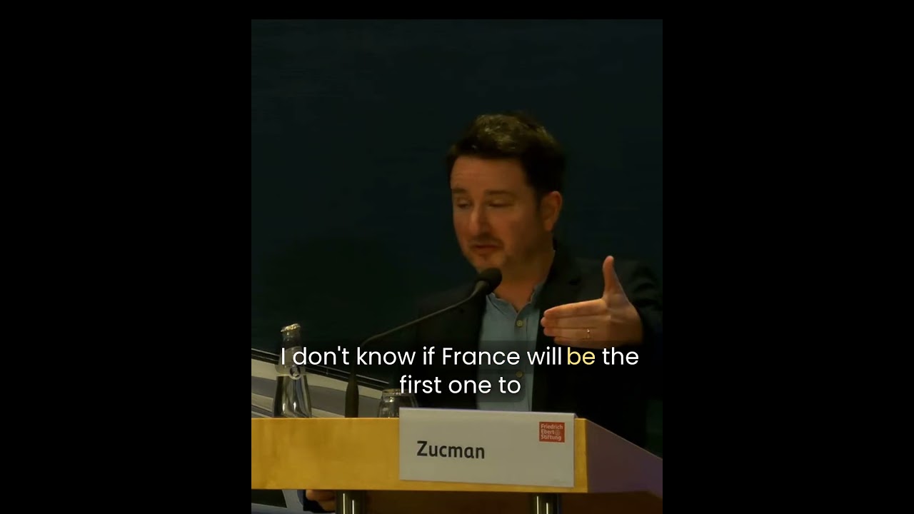 Taxing Billionaires & Defending Democracy, Gabriel Zucman Berlin 27 jan 2026