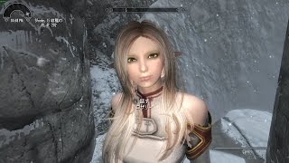 【Skyrim】スカイリム 7 MOD ソードアート・オンライン アスナ? Custom Voice Follower Rosalie フォロワー「Rosalie(ロザリー)」 マグナスの杖 編
