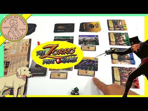 How To Play The Game Zorro The Dice Game Heroes & Villains! By Pull The Pin Games