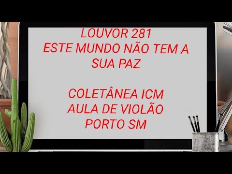 Este Mundo Não Tem A Sua Paz - Igreja Cristã…