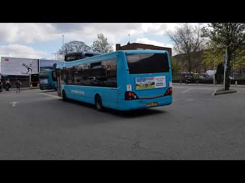 Here is the Arriva bus 4227 on Rail replacement in Woking Train station