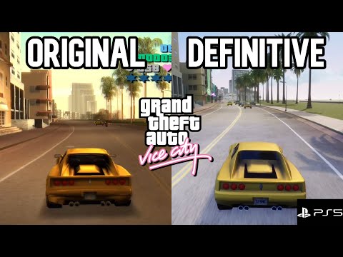 Gta Vice City Definitive Edition vs Original - Gta Vice City Remastered  vs Original
