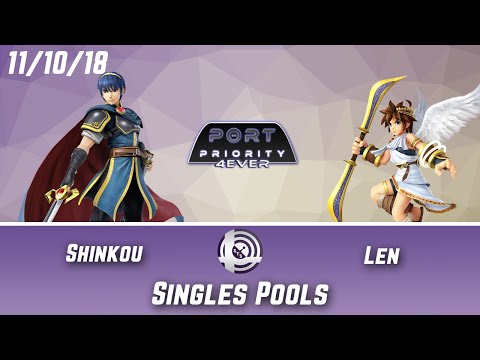 Port Priority 4Ever - Shinkou (Marth) Vs. Len (Pit) - Singles Pools