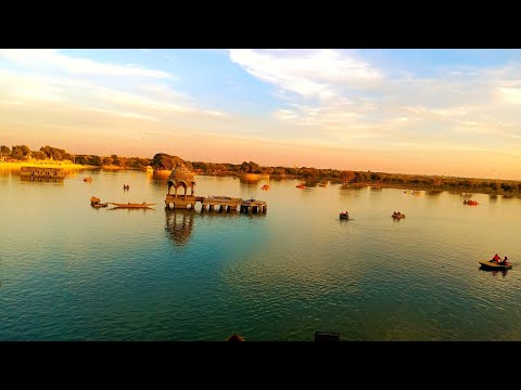 Jaisalmer Tranquil Beauty Exploring the Mesmerizing Gadisar Lake  Travel Vlog