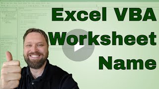Excel VBA Worksheet Name