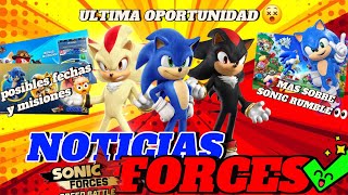 📣‼️NEWS FORCES 📣‼️Come in and find out the latest in #sfsb #sonicforcesspeedbattle 👀