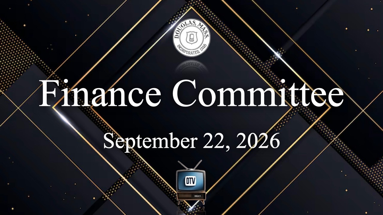 From the Finance Committee