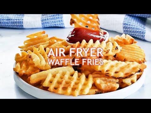 Crispy Air Fryer Waffle Fries | Quick & Easy Recipe