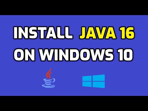 How to Install Java 16 on Windows 10