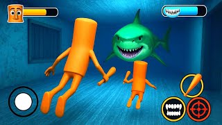 Long Slide Game With Cow Elephant Gorilla Hippopotamus Tiger - 3d Animal Game - Funny 3d Animals