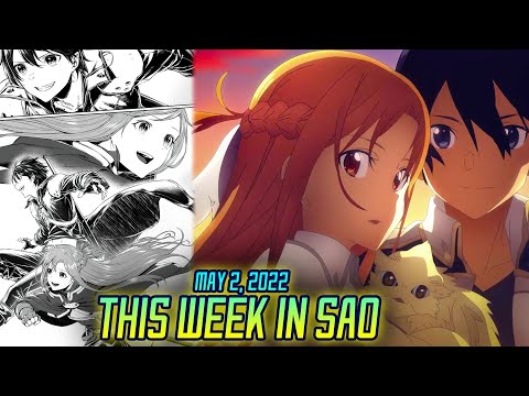 SAOv24 URIII Release, Moon Cradle ANIME Scene, Canon Manga ENDS! - This Week in SAO