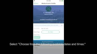 How to Schedule on MDLIVE