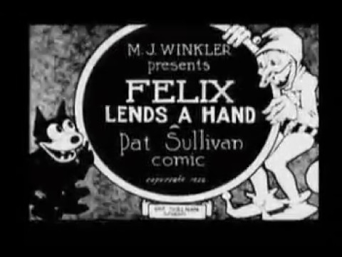 Felix The Cat: Felix Lends A Hand 1922; music by Daren Burns