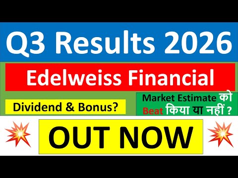 Edelweiss Financial q3 results 2026 | Edelweiss results today | Edelweiss Financial Share News today