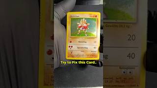 very Dirty Card.. i try to Fix it! what do you think? #pokemon #pokemonchannel #pokemoncards #fyp