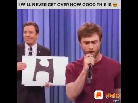 Daniel Radcliffe proves his talent in rapping😱😱 dazzling performance #harrypotter