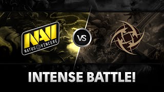 Intense battle! by Na`Vi vs NiP @ D2CL V