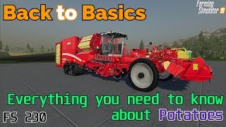Farming Simulator 19 - Back to Basics - A beginners guide to Potatoes