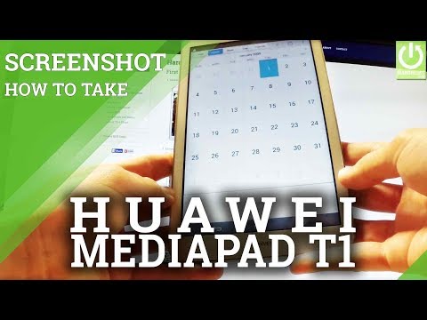 Capture Screen on HUAWEI MediaPad T1 - Screenshot on MediaPad