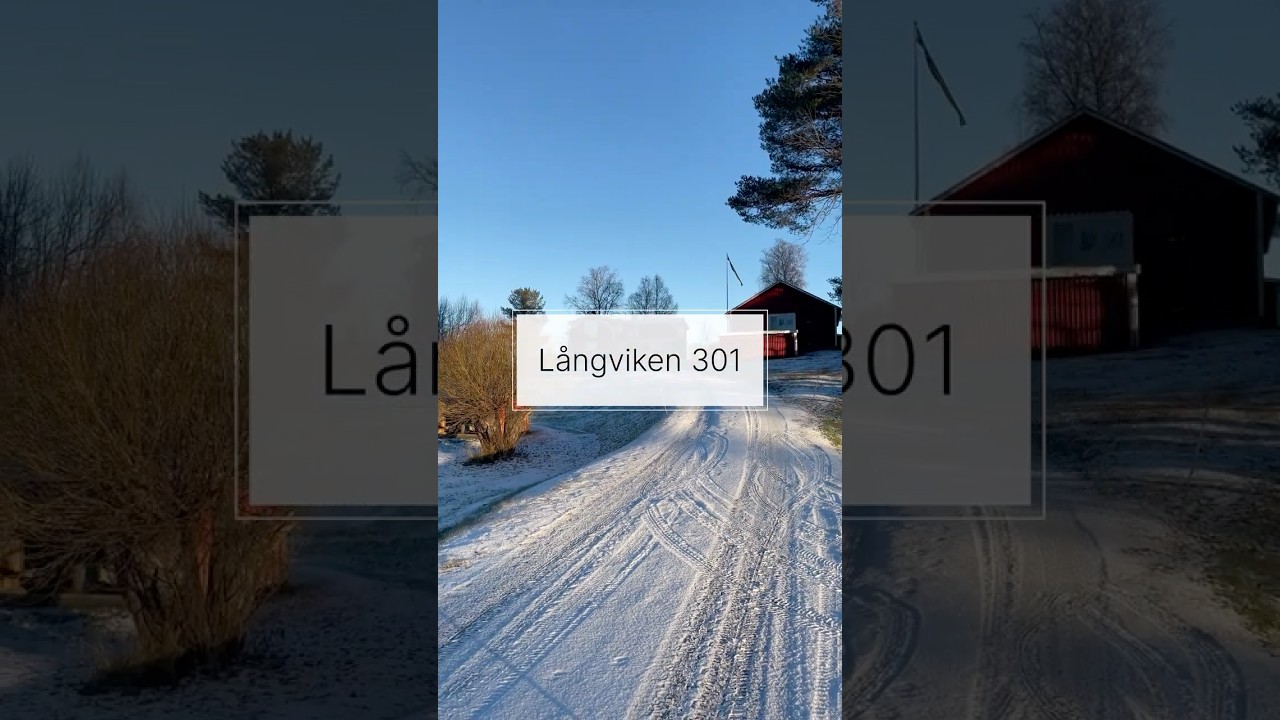6 rum Villa på Långviken 301 Långviken Skellefteå kommun - video
