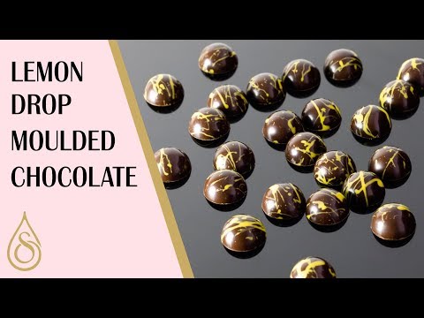 Lemon Drop Moulded Chocolates (Full Recipe) | Kirsten Tibballs