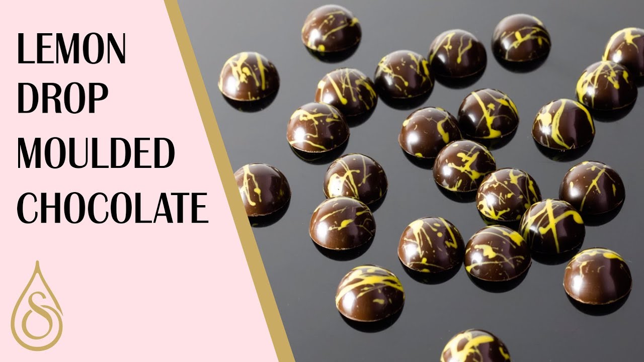 Lemon Drop Moulded Chocolates (Full Recipe) | Kirsten Tibballs