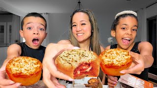 LITTLE CAESARS NEW CRAZY PUFFS MUKBANG TASTE TEST!