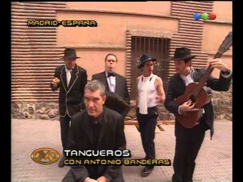 Los tangueros con Antonio Banderas- Videomatch