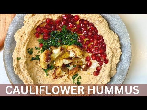 Roasted Cauliflower Hummus Recipe