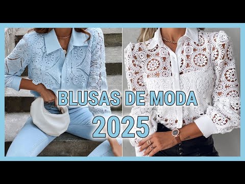 Elegant and beautiful 2025 fashion blouses