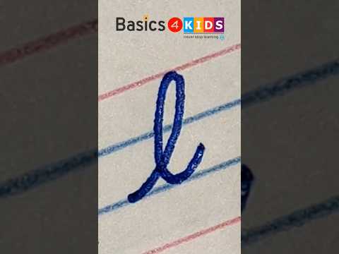 Cursive Lowercase Letter L