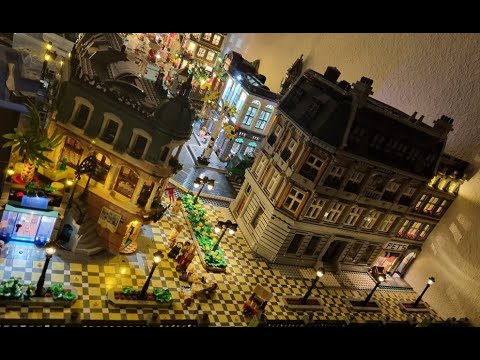 Brick City Special - I'll show you my 7-square-meter LEGO® interlocking brick city. It took five ...
