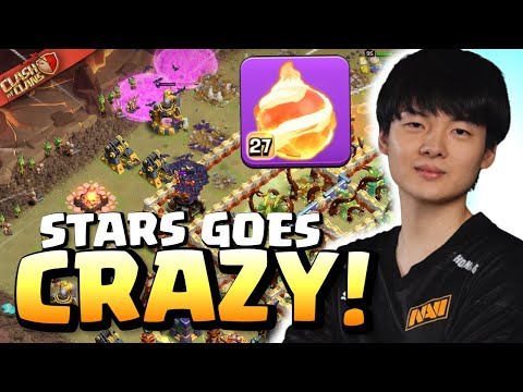 Stars risks GRAND FINALS on INSANE Fireball Barch Bat Overgrowth attack! Clash of Clans