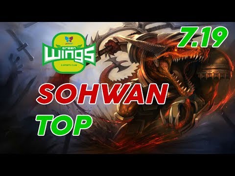 Jin Air GreenWings SoHwan Renekton Top Patch 7.19 Pro Replay
