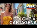 Colombia. Cartagena. 4K Walk  🇨🇴
