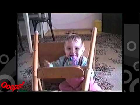 Funny Baby Accidents   Epic Baby Fail   Face Plant Right Off Of Chair