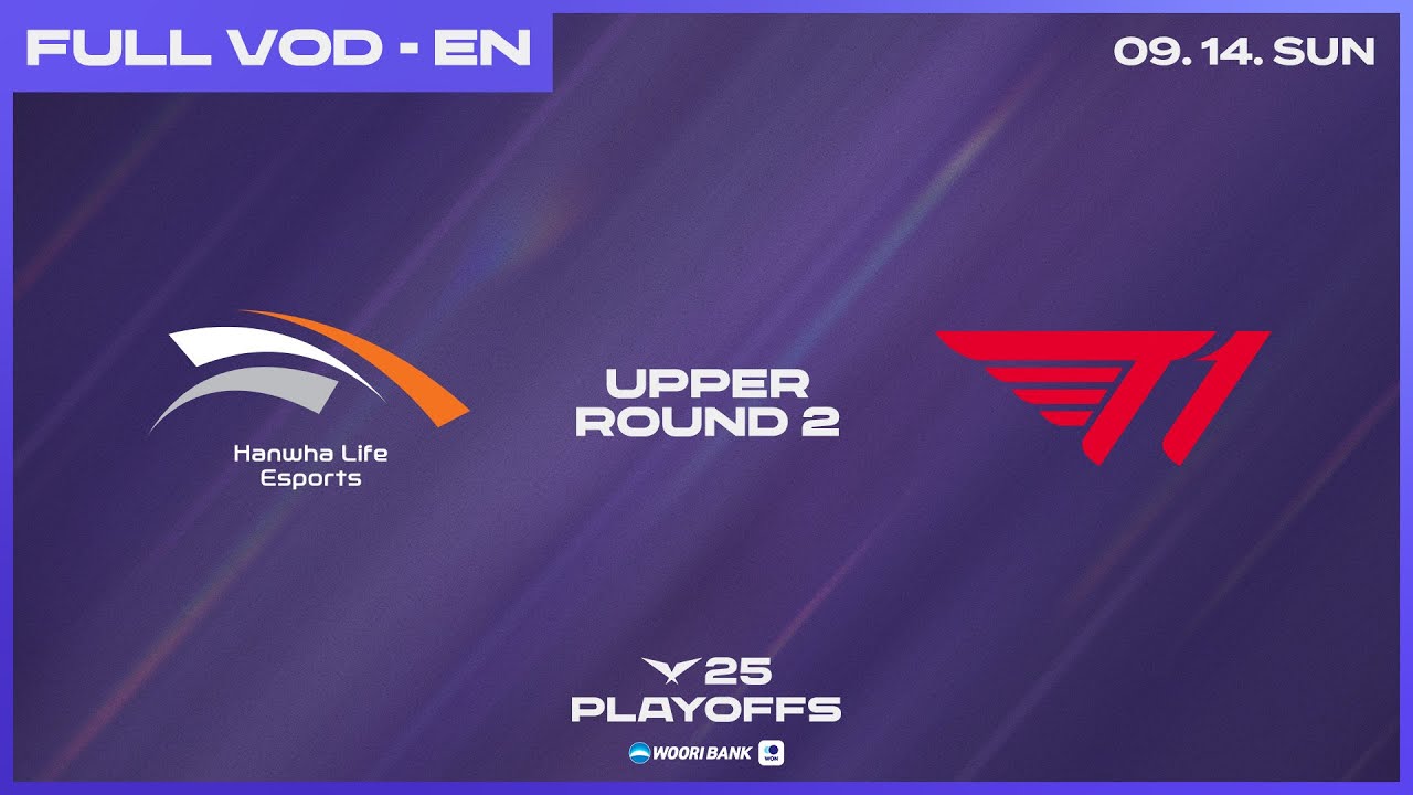 HLE vs T1 | Upper Round 2 Match 2 | Woori Bank 2025 LCK Playoffs