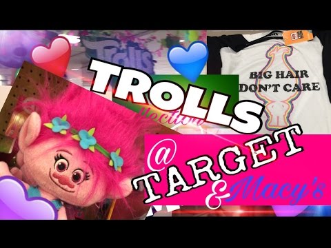 TROLLS TOY HUNT | SHOPPING AT TARGET and MACY'S