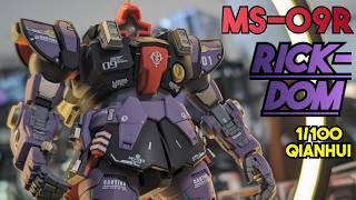 MS-09 DOM/MS-09R RICK DOM AKA (DOM GK) 1/100 MODEL KIT BY QIAN HUI FULL SPEED BUILD AND UNBOXING