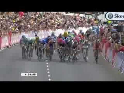 Tour de France 2007 Stage 1 finish