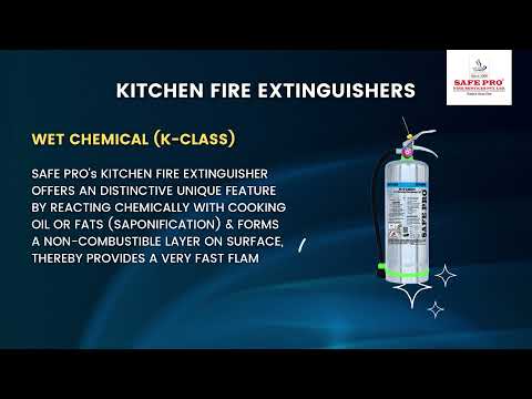 K Class Kitchen Fire Extinguishers