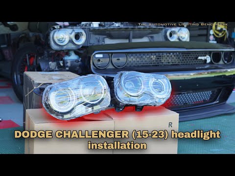 How to replace headlights on dodge challenger