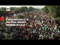 Thousands rally in Pakistan against Israel's bombing in Gaza