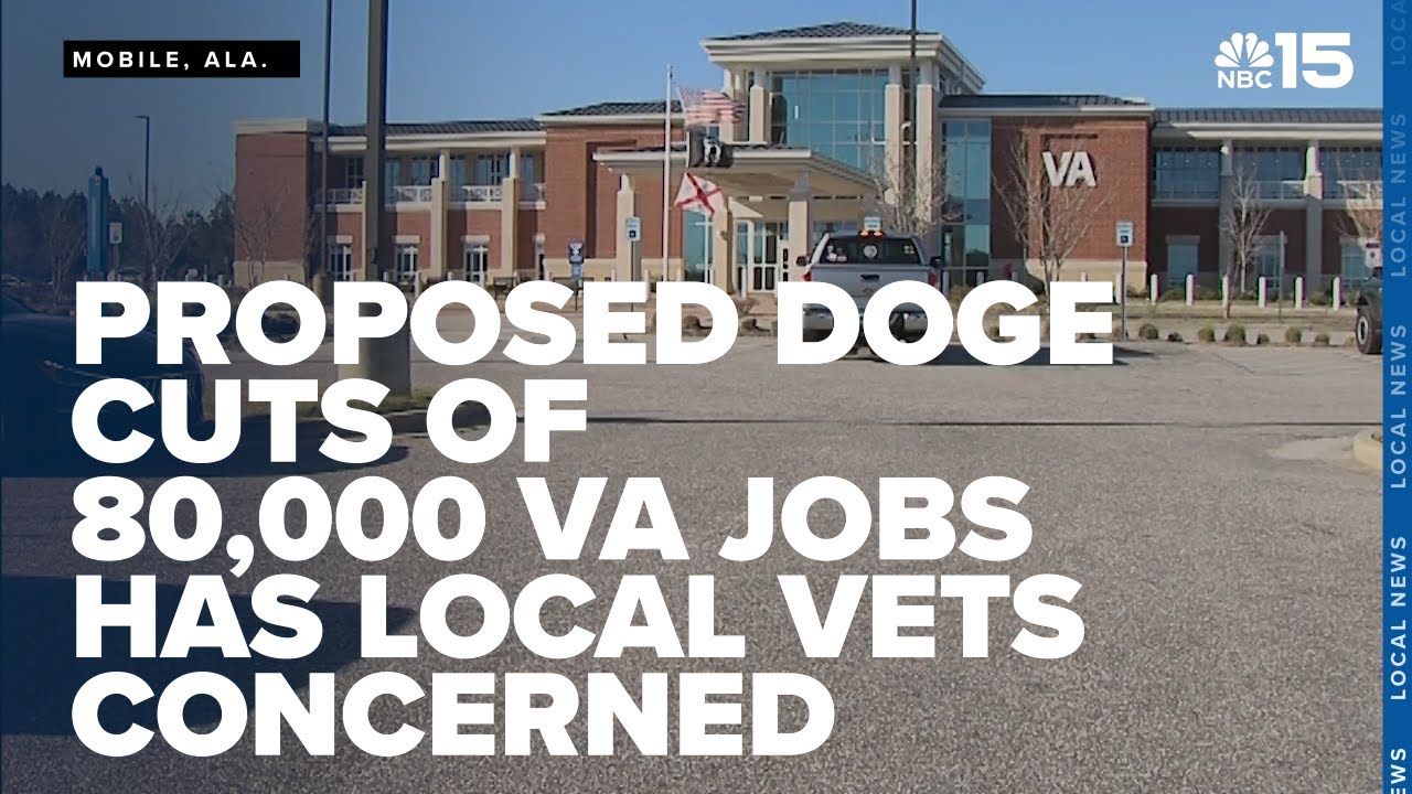 Proposed DOGE cuts of 80,000 VA jobs has local vets concerned  -  WPMI NBC 15