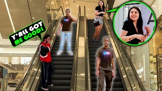 TELEPORTING on Escalator TWIN PRANK!